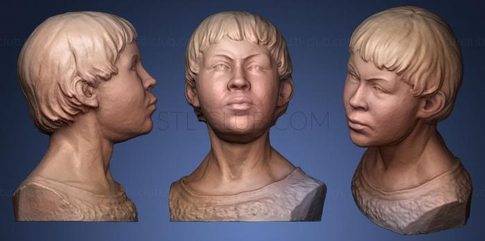3D мадэль Неизвестная Женщина 8 (STL)